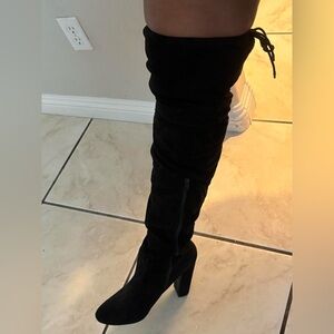 Black Over-the-Knee Boots
